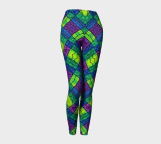 Serenity Stained Glass II Diagonal Leggings  preview