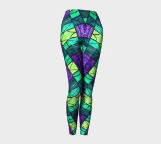 Nouveau Garden Stained Glass Leggings II preview