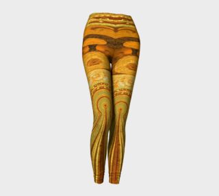 Golden Yin Yang Leggings by Amelia Carrie preview