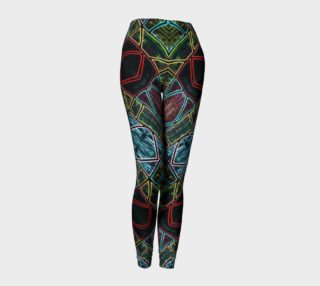 Diamond Sarape Stained Glass II Leggings preview
