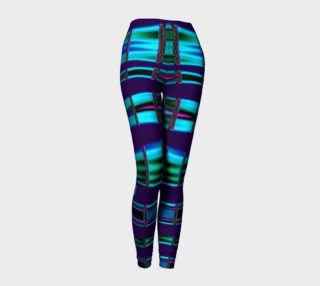 Electric Ice Abstract Leggings preview