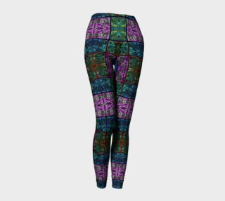 Amethyst Stained Glass Leggings preview