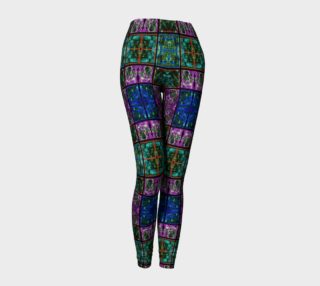 Amethyst Stained Glass Leggings II preview