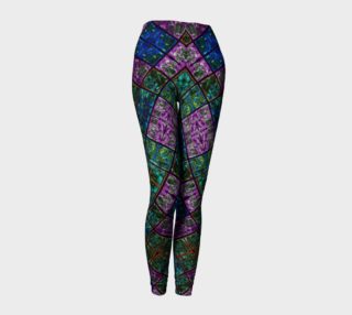 Amethyst Stained Glass Leggings IV preview