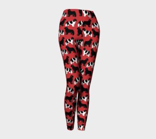 Newfy Silhouette leggings on Red preview