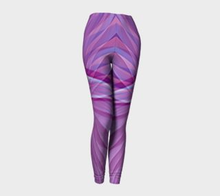 Abstract Stripes Purple and Lavender Leggings preview