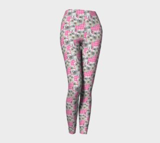 Bolognese Dog leggings in pink preview