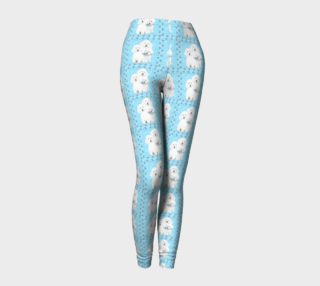 Bichons and Stars leggings preview