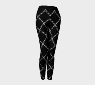 Cross Chained Goth Leggings preview