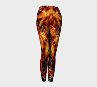 On Fire Print Leggings preview