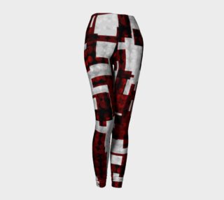 Deconstructed Blood Modern Gothic Art Leggings  preview