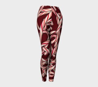 Candy Cane Pattern Leggings preview