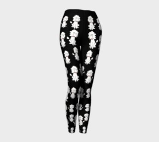 White Multi poodle on Black  preview