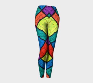 Nouveau Stained Glass II Leggings II preview