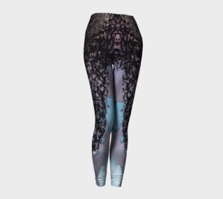Abstract Black Lace Sexy Leggings preview