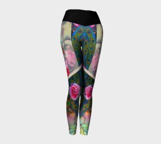 Peacock and Peony Evening Leggings preview
