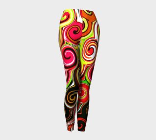 Swirl Me Pretty Colorful Leggings preview