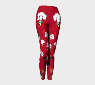 Holiday leggings for poodle cheer! preview
