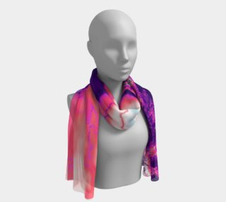 Pink and Purple Geode Long Scarf preview