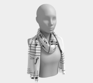 Sheet Music Long Scarf preview