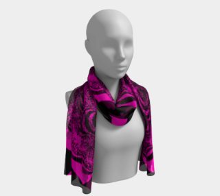 Fuchsia Violets Long Scarf preview