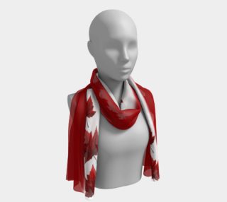 Aperçu de Canada Scarves Red Maple Leaf Souvenir Scarves