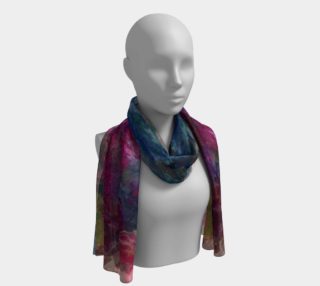 Aperçu de Rainbow Blossom Long scarf
