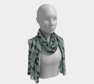 Butterfly Blue Long Scarf preview