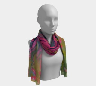 Aperçu de Galactic Bloom long scarf