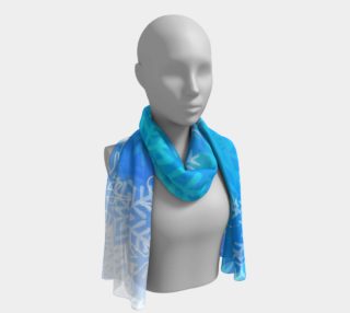 Frosty Snowflakes Long Scarf preview