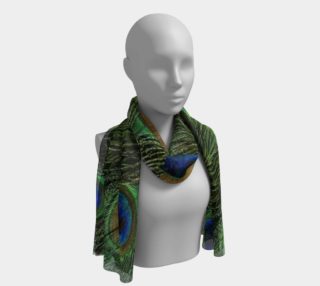 Peacock Feather Long Scarf preview