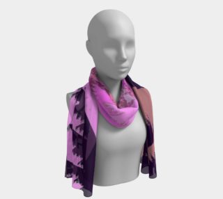 Pink Tropical Jungle Long Scarf preview