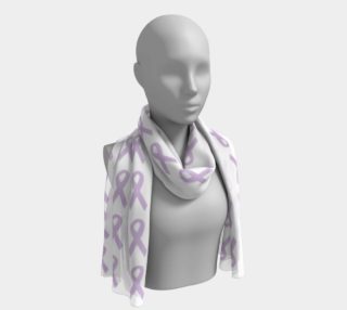 Light Purple Ribbons Long Scarf preview