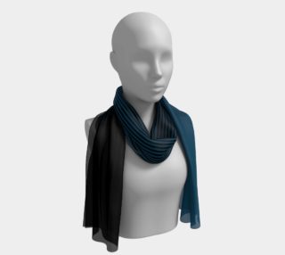 Blue to Black Ombre Signal Long Scarf preview