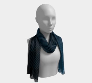 Blue to Black Ombre Signal Long Scarf 2 preview