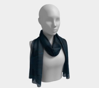 Blue to Black Ombre Signal Long Scarf 3 preview