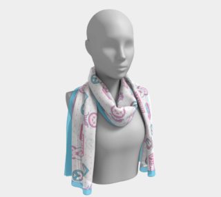 Overwatch D.VA kawaii pattern long scarf preview