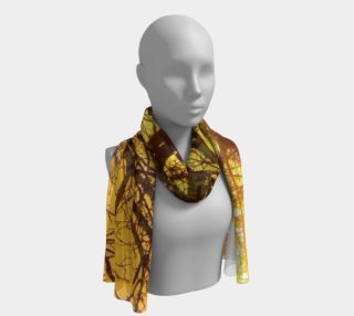 Silhouetted on Gold Long Scarf preview