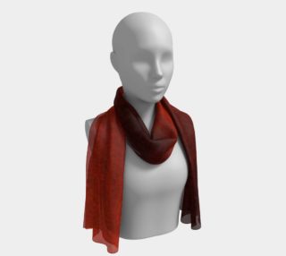 Red Chiaroscuro Long Scarf preview