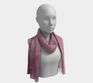 Artistic Pink Lily Long Scarf preview