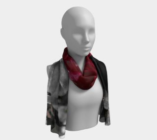 Hued Red Rose Long Scarf preview