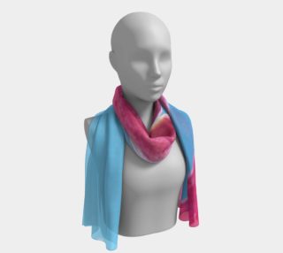 Cone Flower and Blue Long Scarf preview