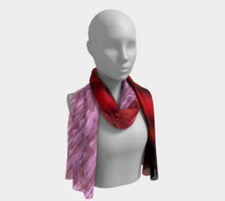 Pink and Red Clash Long Scarf preview