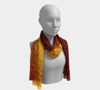 Patched in Fire Long Scarf preview