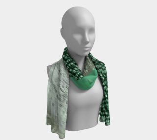Patched in Teal Long Scarf preview