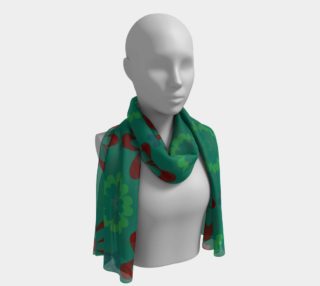 Clash of the Flowers Long Scarf preview