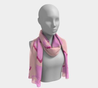 Butterflies in Pink Long Scarf preview
