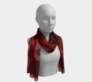 Red Bubble Pop Long Scarf preview