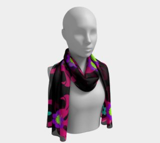 Neon Heart Flower Pot Long Scarf preview