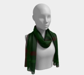 Red and Green Tartan Long Scarf preview